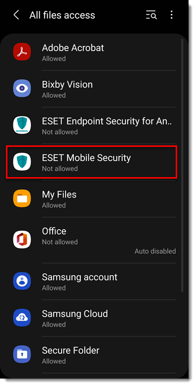 آموزش فعالسازی ESET Mobile Security