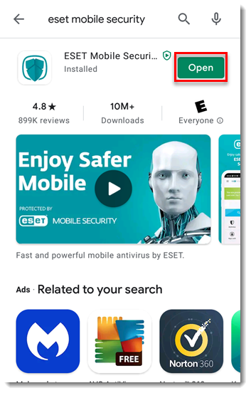 آموزش فعالسازی ESET Mobile Security